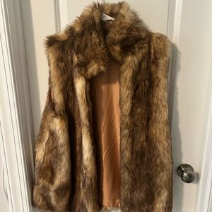 Synthetic fur jacket to keep you warm in the winter